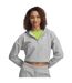 Womens/ladies Rival Hooded Relaxed Fit Sweatshirt Grey Heather Under Armour-1
