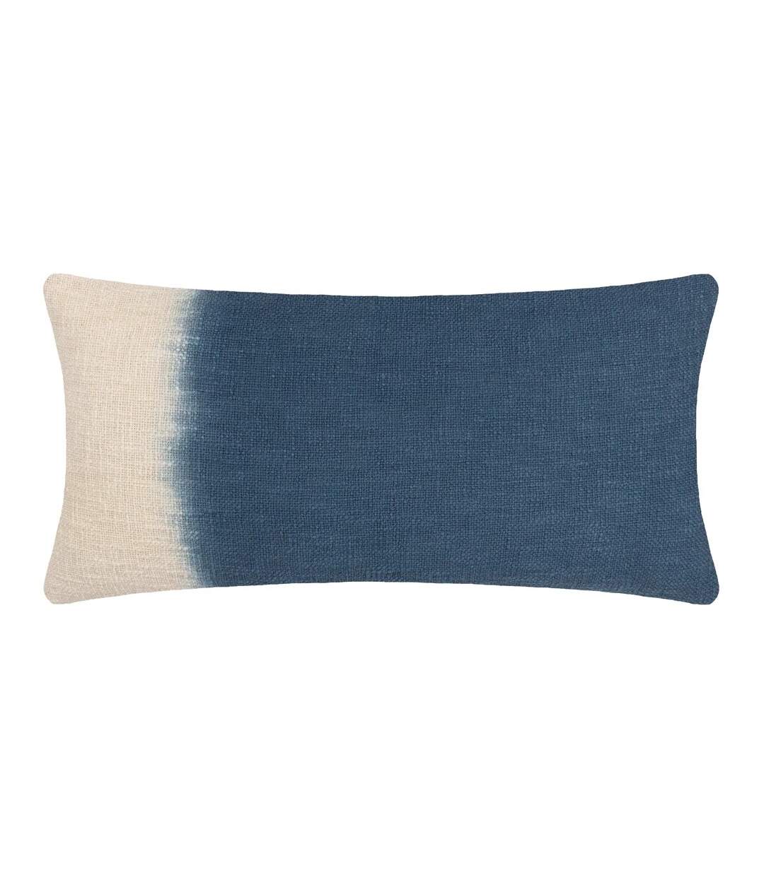 Mizu dip dye cushion cover 30cm x 65cm ink Furn-1