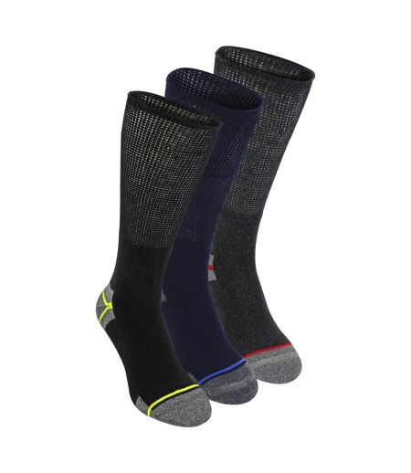 Multipack Mens Diabetic Work Socks | Non Elastic Breathable Diabetic Socks