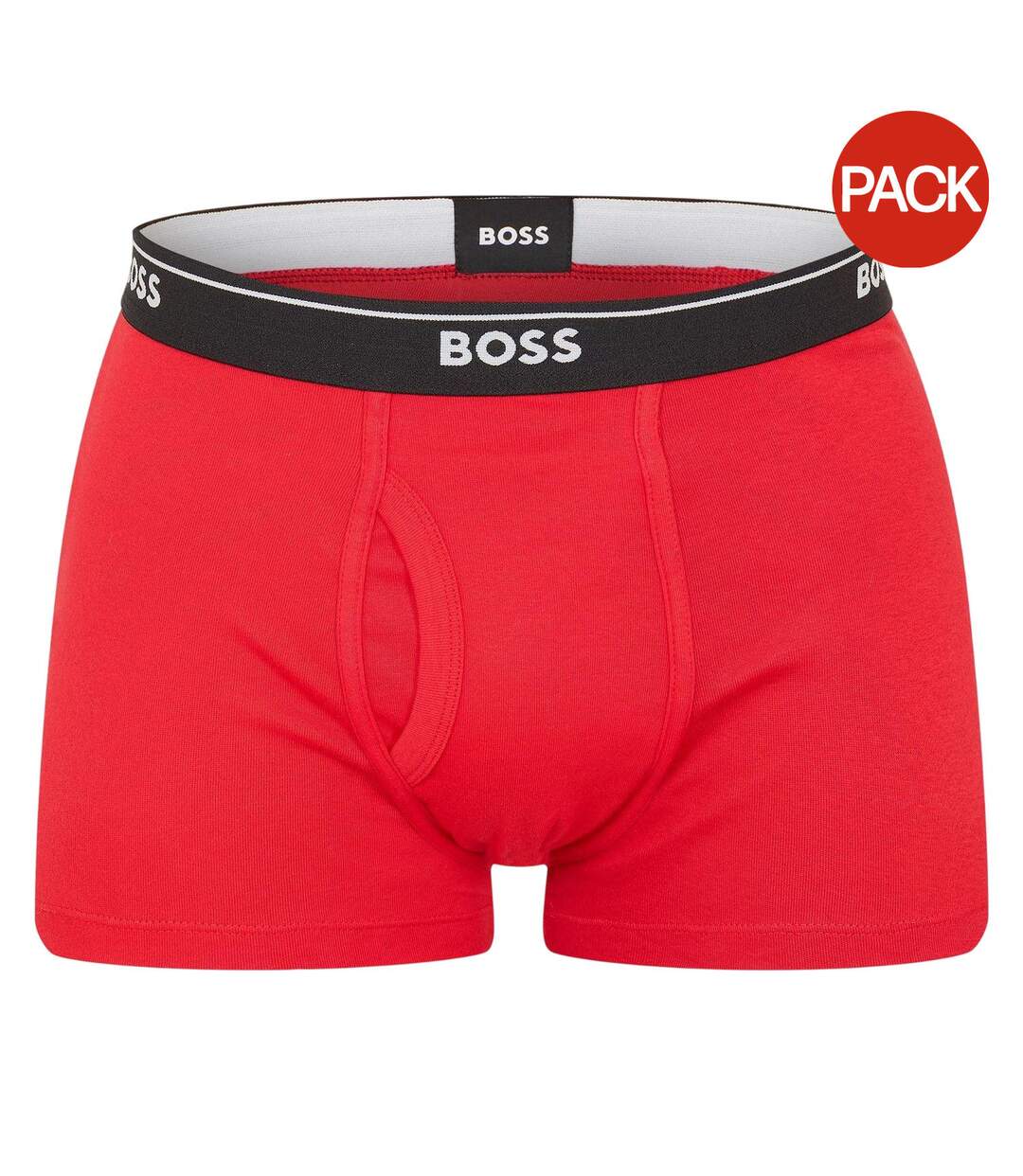 Lot De 2  Boxers Motif/style Logo Homme Rouge Boss-1