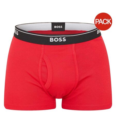 Lot De 2  Boxers Motif/style Logo Homme Rouge Boss