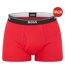 Lot De 2  Boxers Motif/style Logo Homme Rouge Boss-1