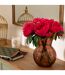 Bouquet de Fleurs 4 Pivoines 30cm Rose Blush-3
