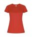 T-shirt Imola Femme Rouge Roly Eco-1
