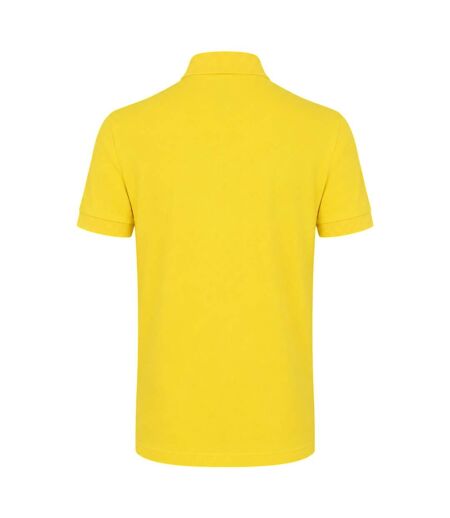 Mens Firenze Cotton Polo Shirt Bright Yellow Boss
