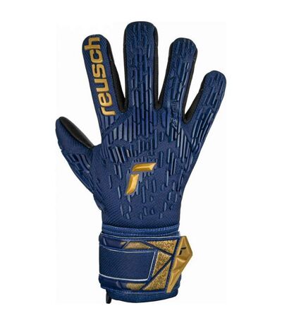 Gants De Gardien De But Attrakt Freegel Adulte Bleu Marine Foncé Reusch