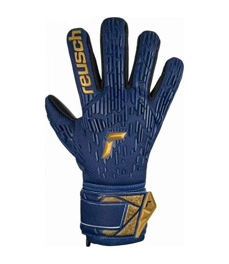 Gants De Gardien De But Attrakt Freegel Adulte Bleu Marine Foncé Reusch