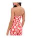 Womens/ladies All-over Print Tube Top Red I Saw It First-3
