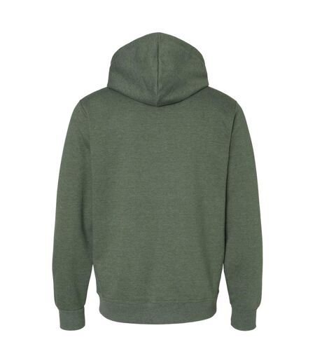 Unisex Adult Eco Premium Hoodie Military Green Heather Jerzees
