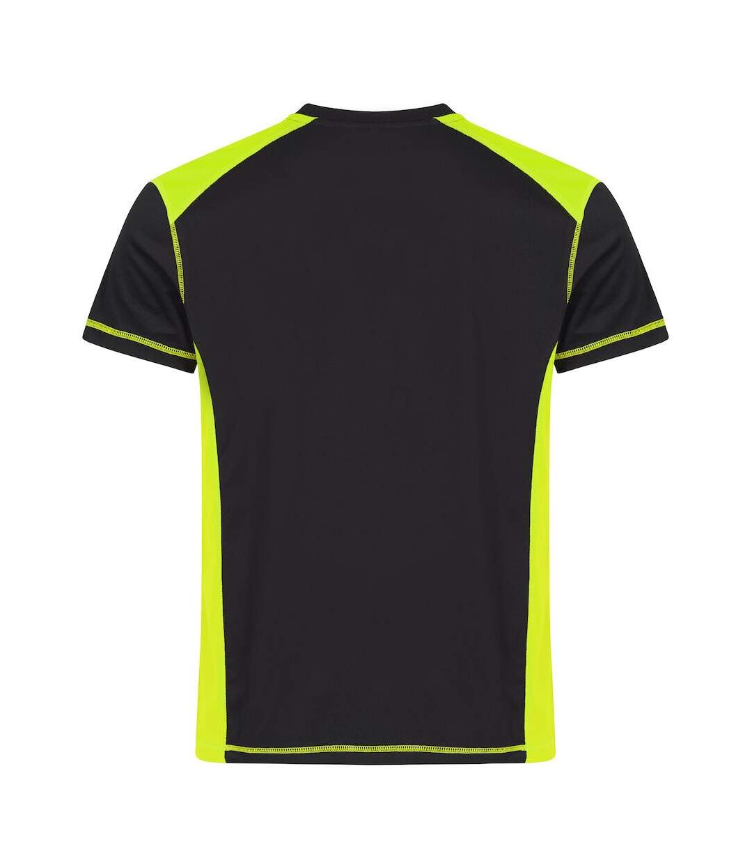T-shirt Ambition Homme Jaune Fluo Clique-2