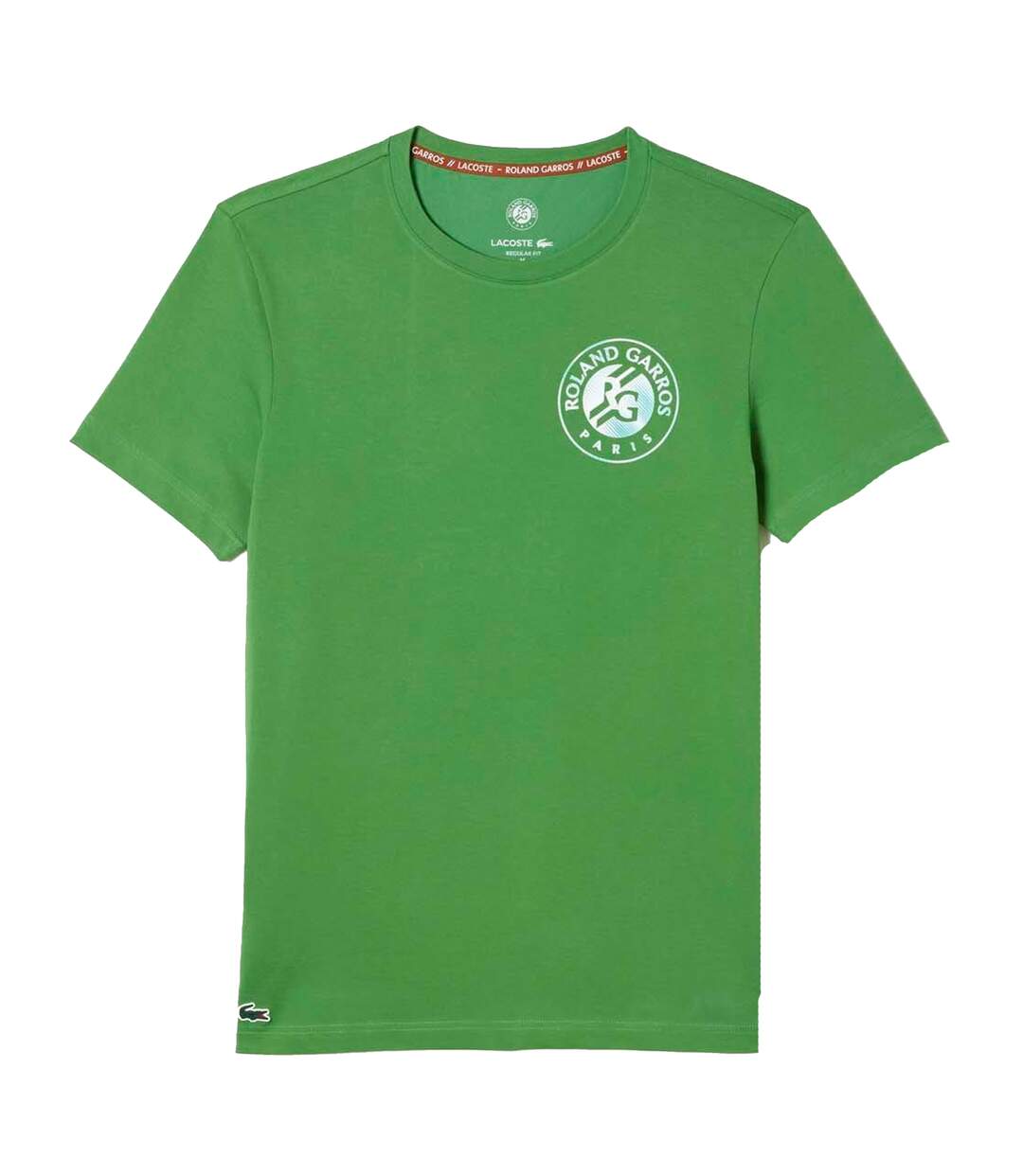 T-shirt Roland Garros Edition Logo Homme Vert Lacoste-2