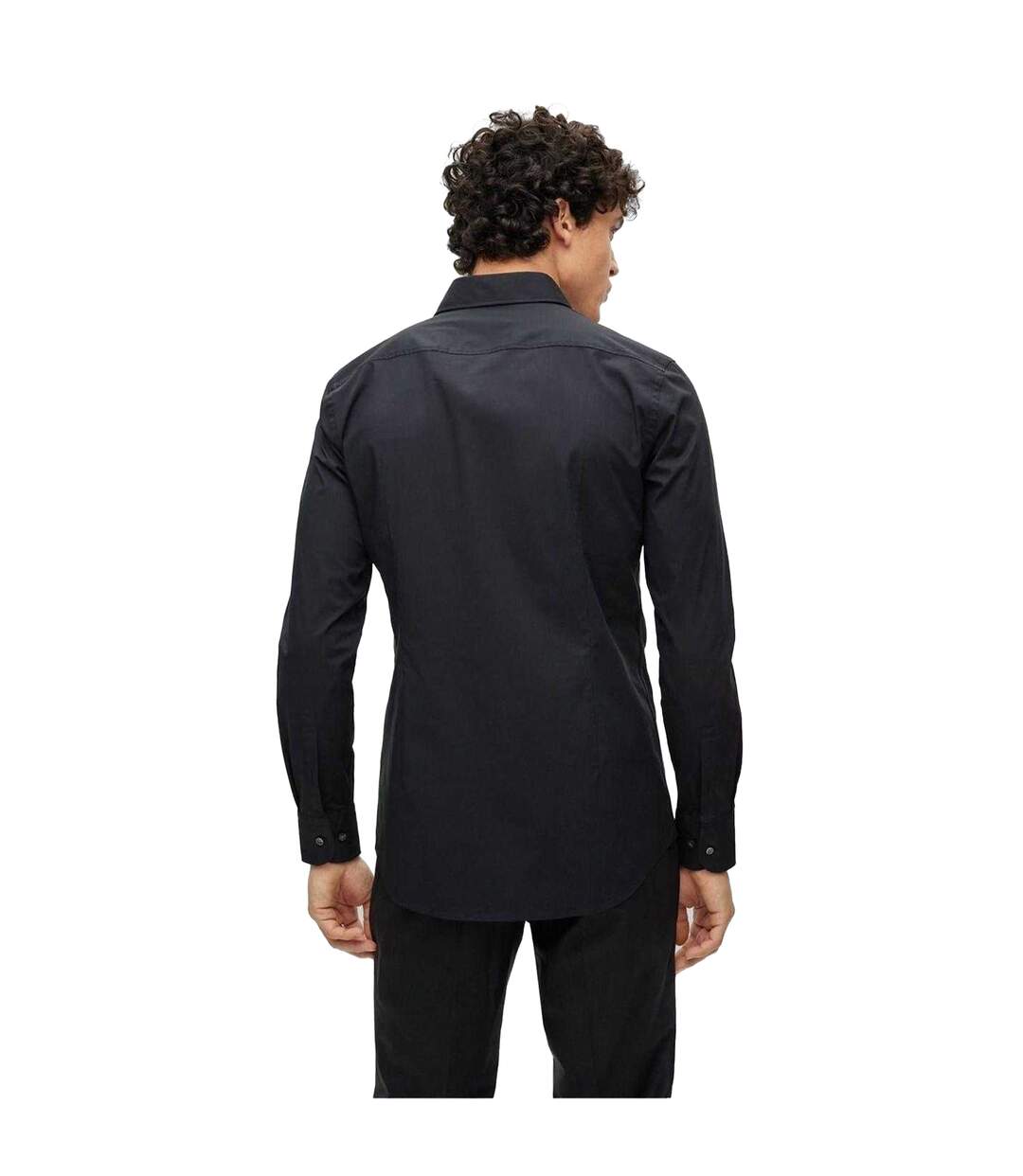 Chemise Habillée Kent Homme Noir Hugo Boss-3