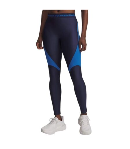 Legging Motif/style Côtelé Femme Bleu Under Armour