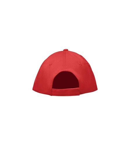 Sunny 5 Panel Baseball Cap Red MidOcean