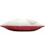 Atacama recycled cushion cover 43cm x 43cm white/brick red/natural Furn