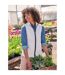 Womens/ladies Organic Cotton Fleece Gilet Cream WoolOvers-1
