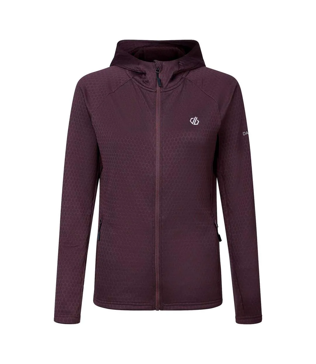 Womens/ladies Ventura Stretch Hooded Midlayer Huckleberry Dare 2B-2