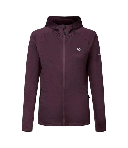 Womens/ladies Ventura Stretch Hooded Midlayer Huckleberry Dare 2B