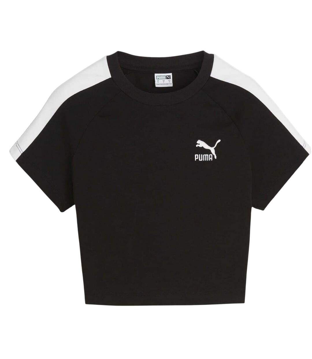 T-shirt Court Femme Noir  Puma-1