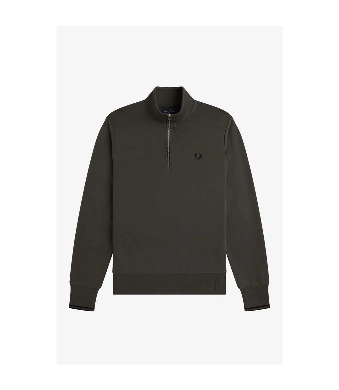 Sweat Motif/style Logo Homme Vert Fred Perry-1