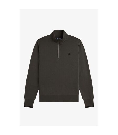 Sweat Motif/style Logo Homme Vert Fred Perry