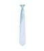 Premier Colours Mens Satin Clip Tie (Steel) (One size) - UTRW4407