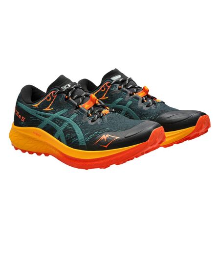 Mens Fuji Lite 5 Running Shoes Navy Blue Asics