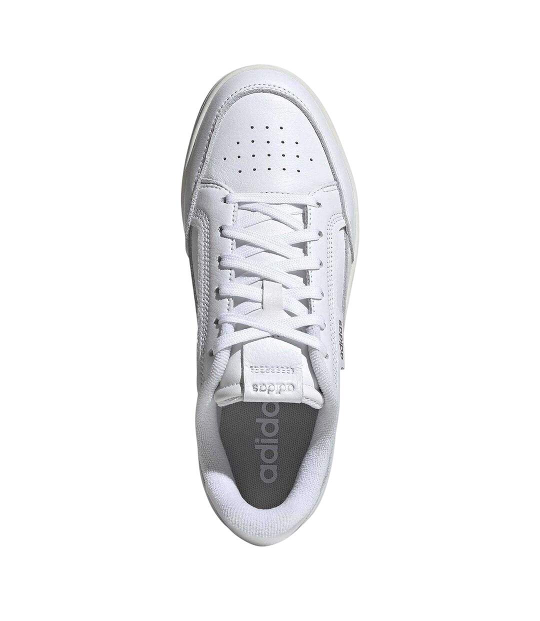 Womens/ladies Aspyre Perforated Leather Running Shoes White Silver Adidas-4