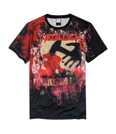 Amplified - T-shirt KILL EM ALL SUB - Adulte (Rouge / Noir / Beige) - UTGD364