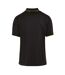 Mens navigate short-sleeved polo shirt black/lime green/orange Regatta