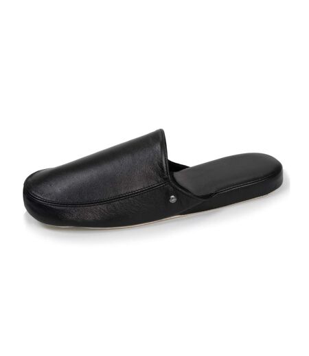 Isotoner Chaussons Mules homme ultra confortables et léger en cuir