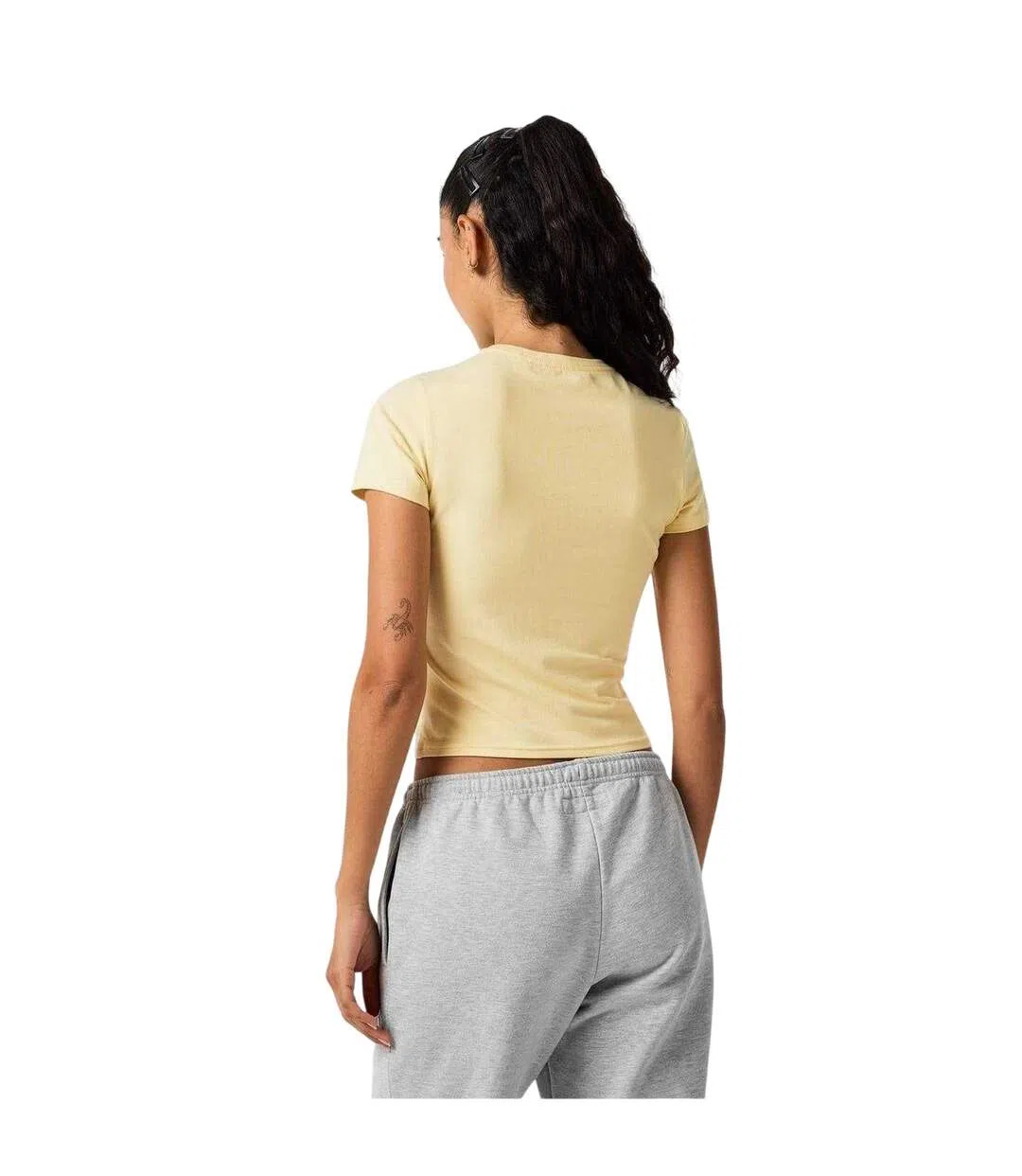 T-shirt Motif/style Brodé Femme Jaune Beurre Jack Wills-3