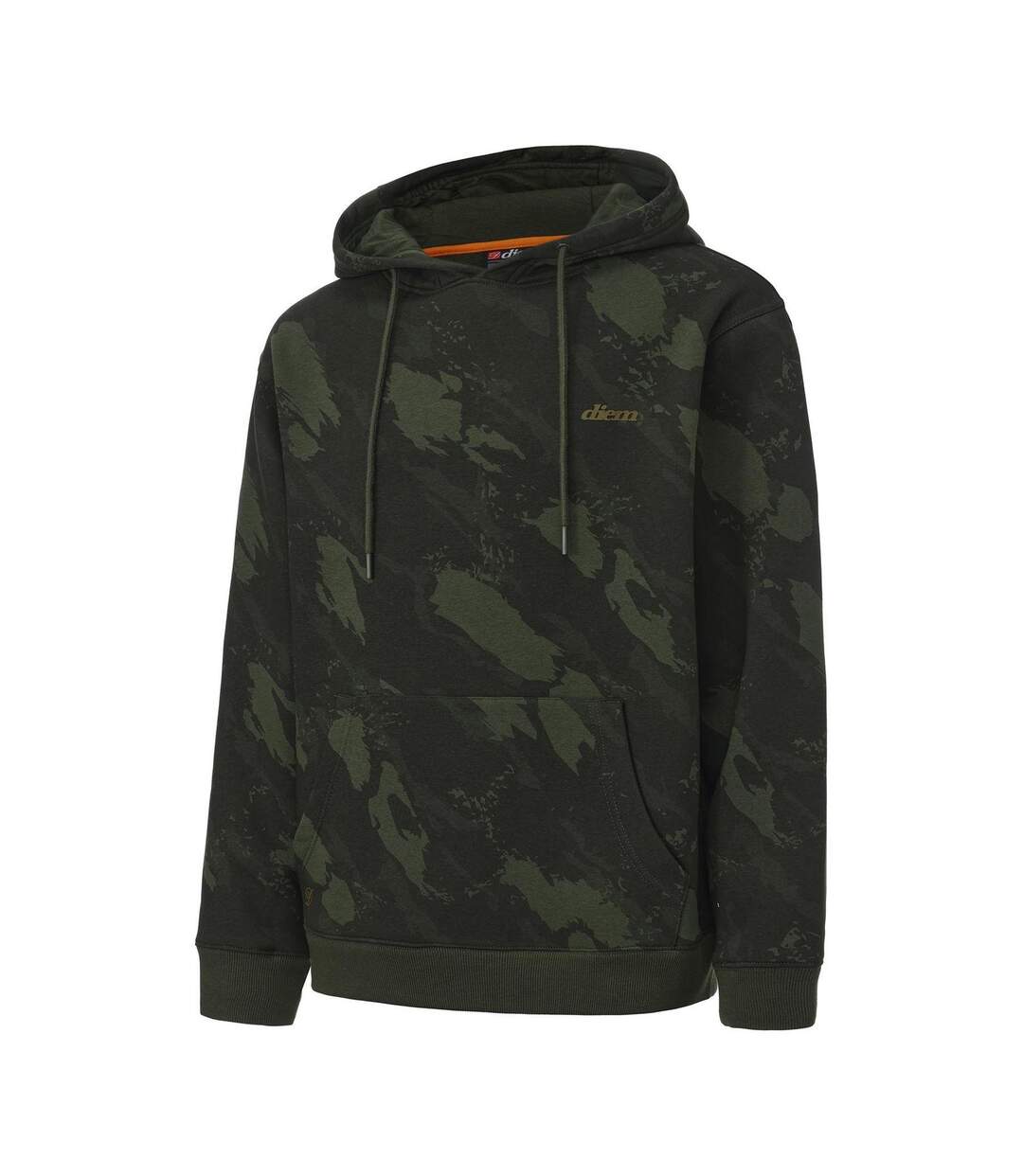 Sweat À Capuche Avec Cordons Angler Homme Camouflage Foncé Diem-3