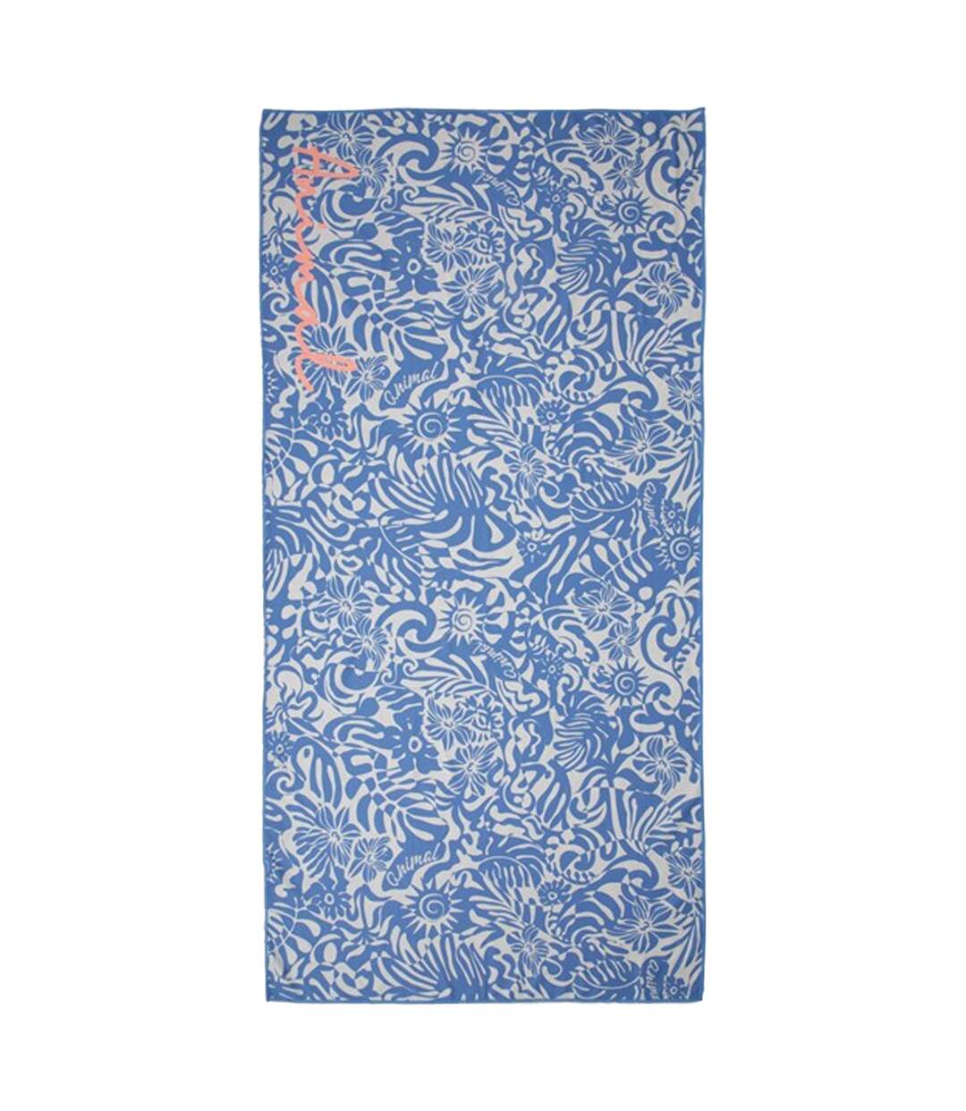 Beach towel one size bright blue Animal-1