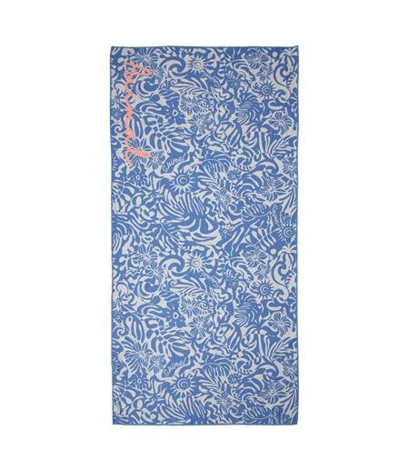 Beach towel one size bright blue Animal