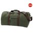 Quadra Vintage Canvas Holdall Duffel Bag - 45 liters (Pack of 2) (Vintage Military Green) (One Size) - UTBC4429-1