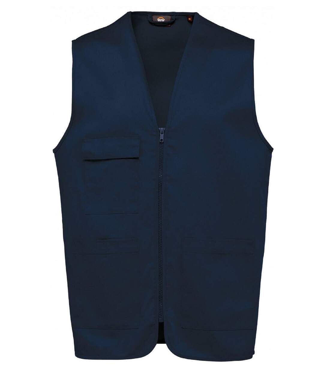 Gilet multipoches léger sans manches - Unisexe - WK608 - bleu marine