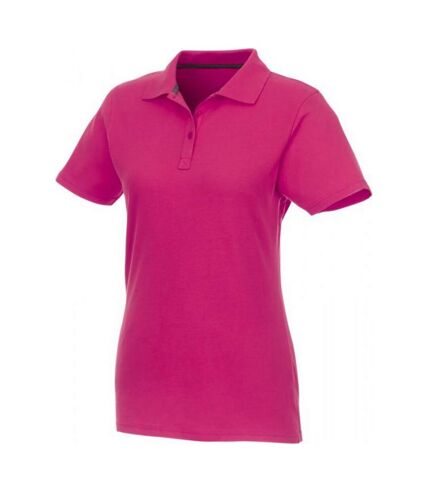 Elevate Womens/Ladies Helios Short Sleeve Polo Shirt (Magenta)