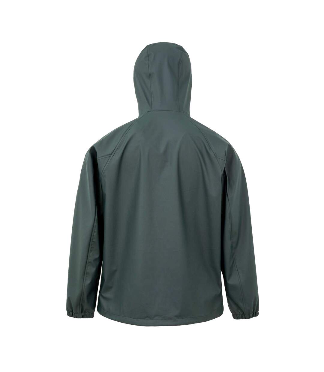 Unisex Adult Prism Pu Waterproof Jacket Black Olive Result Recycled-3