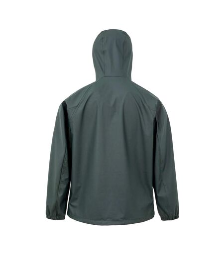 Unisex Adult Prism Pu Waterproof Jacket Black Olive Result Recycled