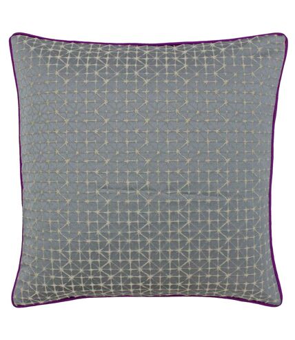 Riva Paoletti - Housse de coussin Pimlico (Gris/ Rouge) - UTRV1244