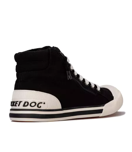 Tennis Jazzin Hi Femme Noir Rocket Dog