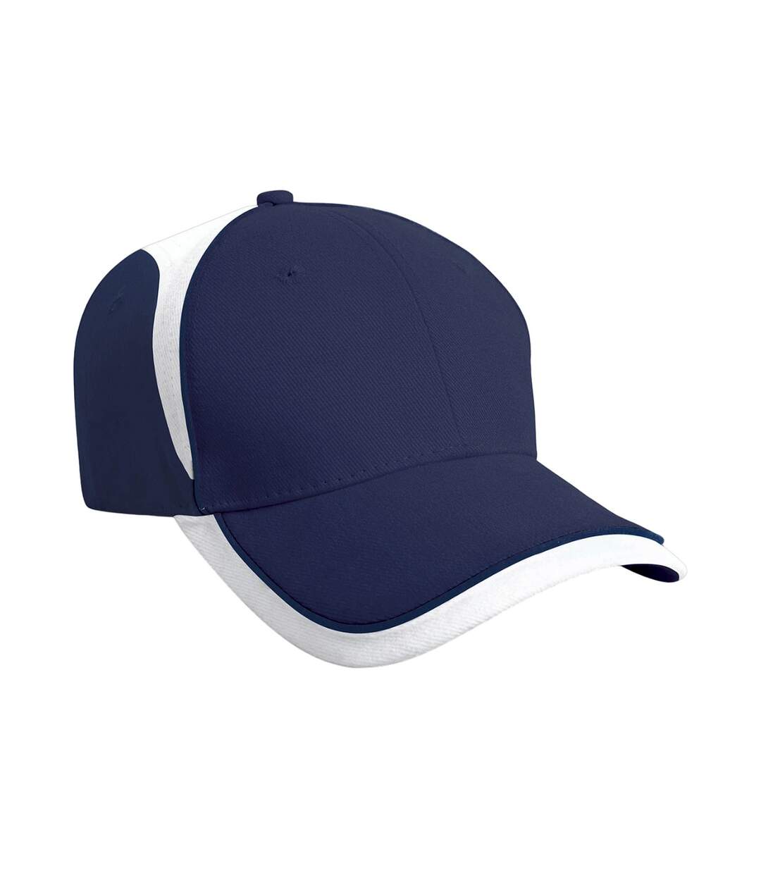 Casquette de baseball national bleu marine / blanc Result Headwear-1