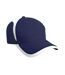 Result Headwear - Casquette de baseball NATIONAL (Bleu marine / Blanc) - UTRW10165