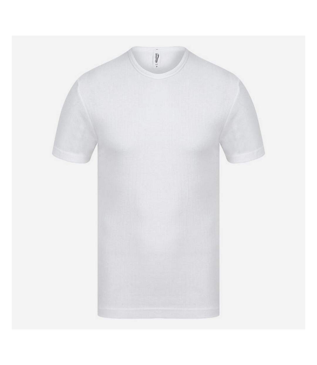 T-shirt thermique homme blanc Absolute Apparel-1