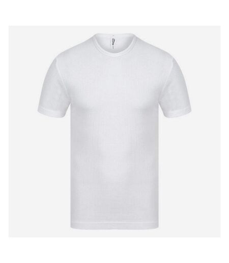 Absolute Apparel Mens Thermal Short Sleeve T-Shirt (White) - UTAB121
