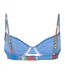 Womens/ladies Glen Plaid Bikini Top Multicoloured Ralph Lauren-2