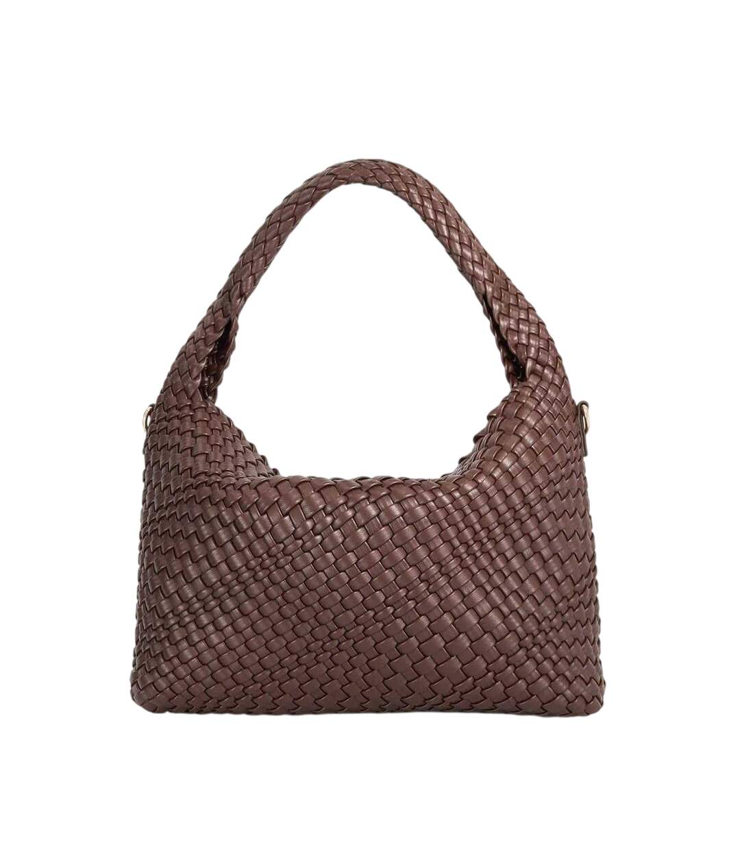 Sac Hobo Motif/style Tissage De Panier Taille Unique Marron Dune London-2
