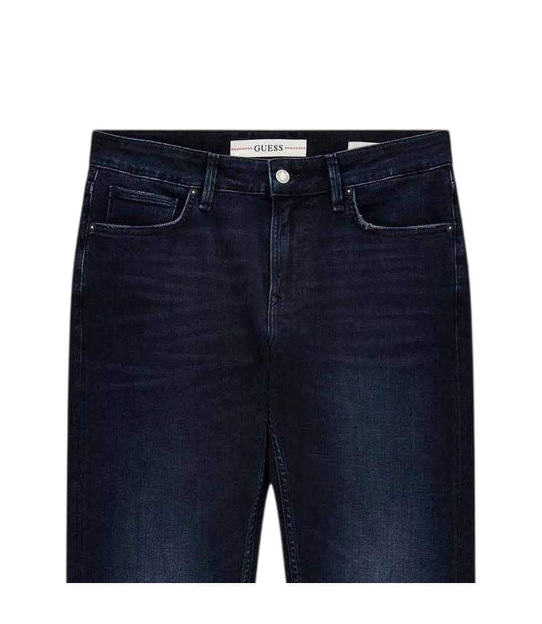 Mens Angel Straight Leg Jeans Denim Blue Guess-2