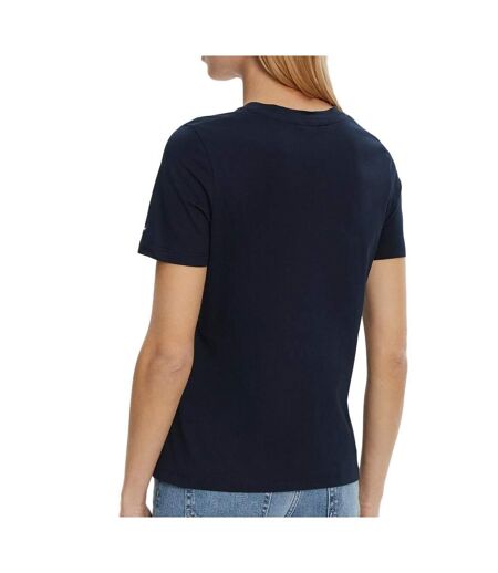 T-Shirt marine femme tommy hilfiger reg - m